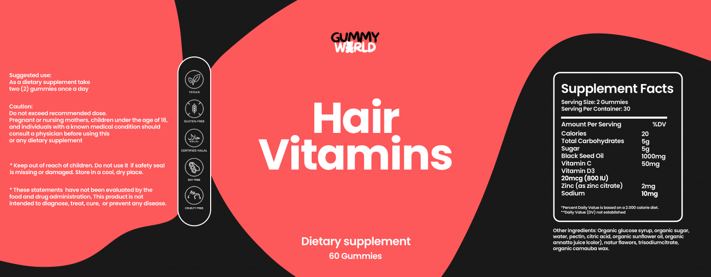 Gummy World - Hair Vitamins