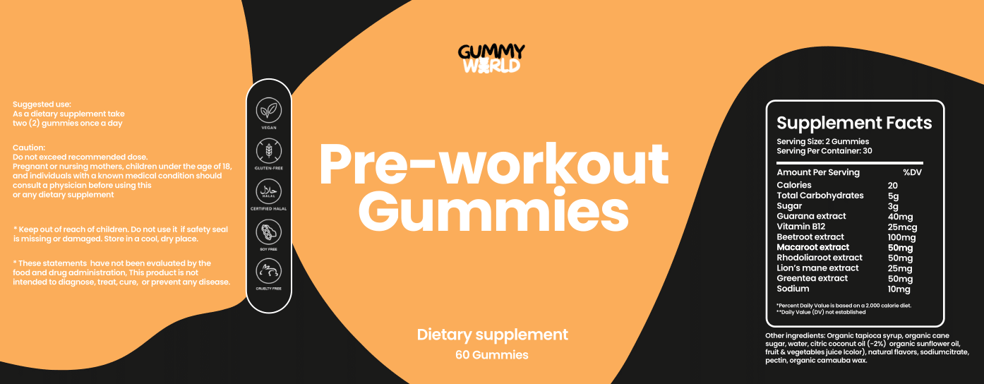 Gummy World - Pre-Workout Gummies